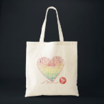 Crochet Words Tote Bag<br><div class="desc">Carry your yarn in this canvas tote and let the world know how much you love to crochet!</div>