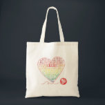 Crochet Words Tote Bag<br><div class="desc">Carry your yarn in this canvas tote and let the world know how much you love to crochet!</div>