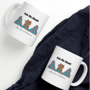 Crochet Yarn Collection Cat Funny Coffee Mug