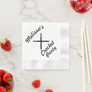 Crochet Yarn Party Crafts Napkin