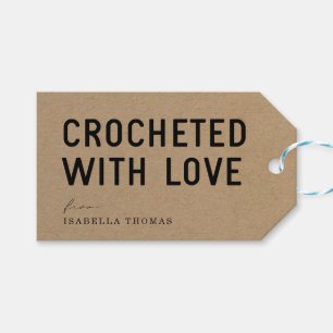 Crocheted with Love Gift Tags