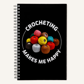 Crocheting Crochet Knitting Crocheter Notebook