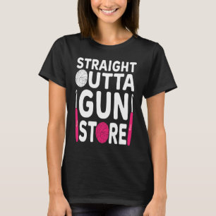 Crocheting Crochet Straight outta gun store T-Shirt