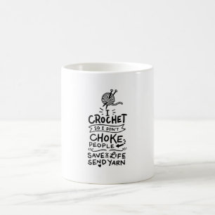 Crocheting Crochet Wool Coffee Mug