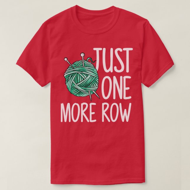 Crocheting Knitting 7 T-Shirt (Design Front)