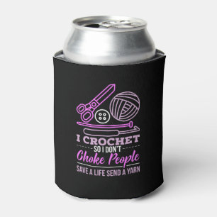Crocheting Knitting Gift Can Cooler