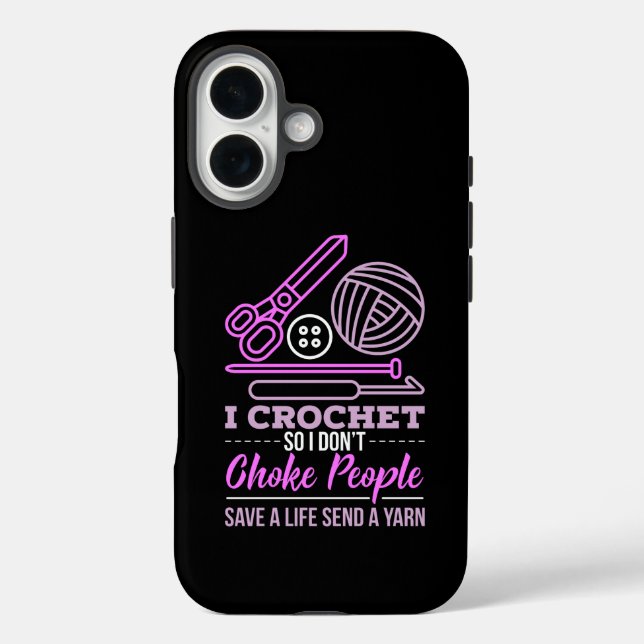 Crocheting Knitting Gift Case-Mate iPhone Case (Back)