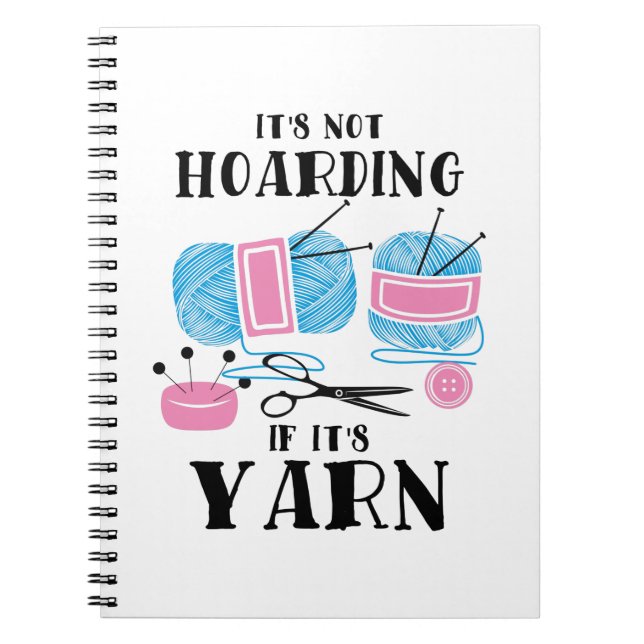 Crocheting Knitting Gifts Notebook (Front)