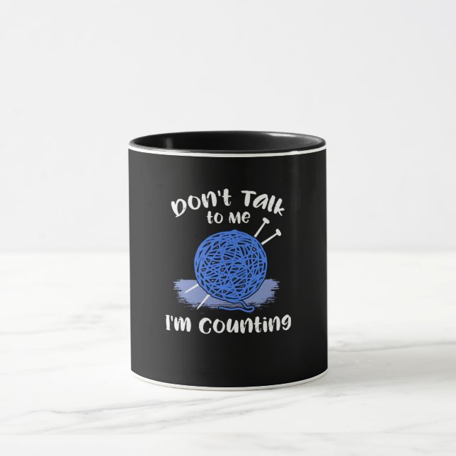 Crocheting Mug (Center)