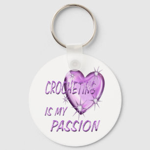 CROCHETING PASSION KEY RING