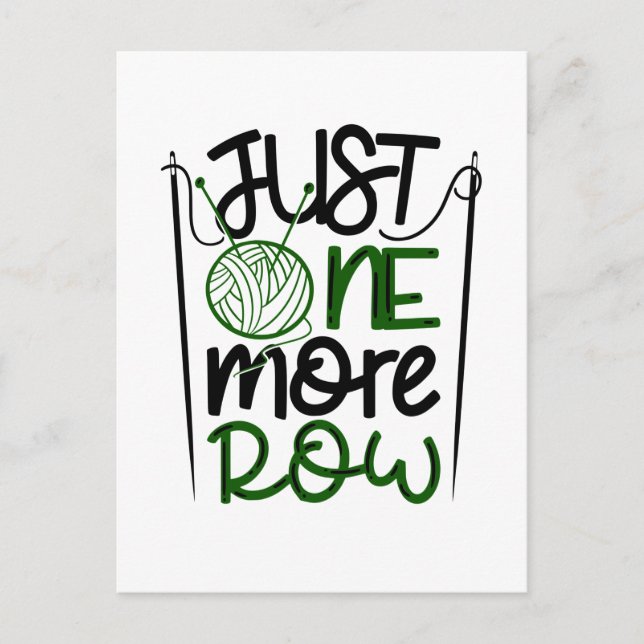 Crocheting Postcard (Front)