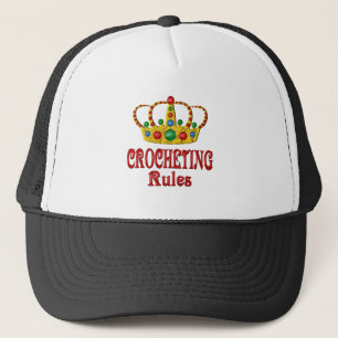 CROCHETING RULES TRUCKER HAT