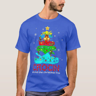 Crocin around the Christmas tree Shirt Funny Gift 