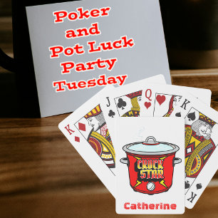 Crock Star Crock Pot Personalised Playing Cards