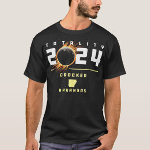 Crocker Arkansas 2024 Total Solar Eclipse  T-Shirt