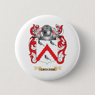 Crocker Coat of Arms 6 Cm Round Badge