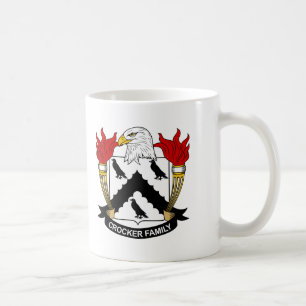 Crocker Family Crest Coffee Mug