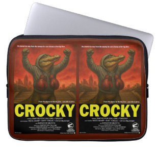 Crocky Classic Movie Parody Laptop Sleeve