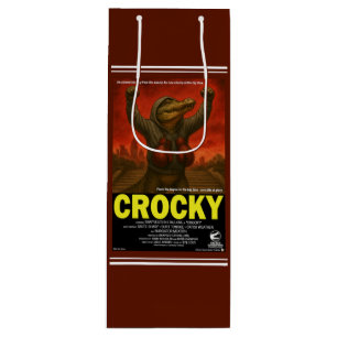Crocky Classic Movie Parody Wine Gift Bag