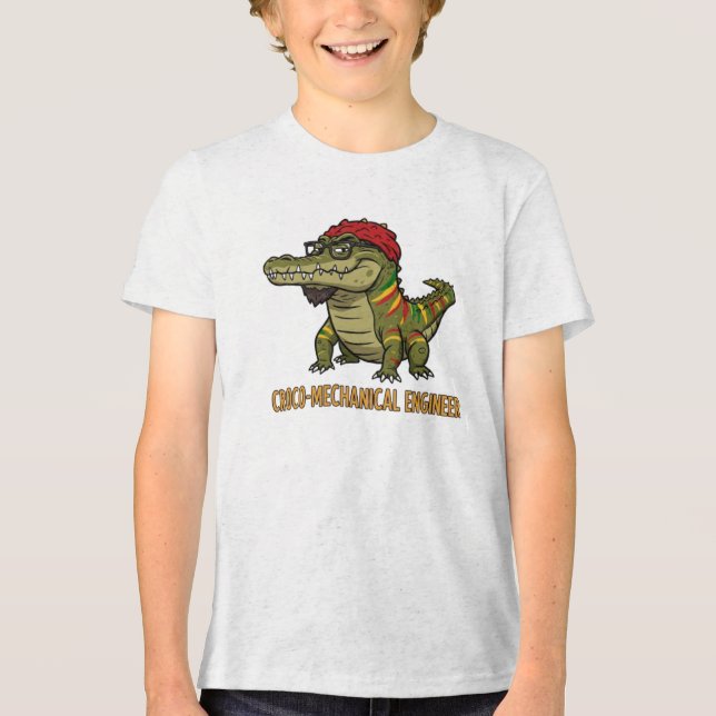 Croco-Engineer Sparks Innovation Tri-Blend Shirt (Front)