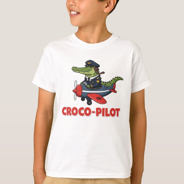 Croco-Pilot Soaring High T-Shirt (Front)