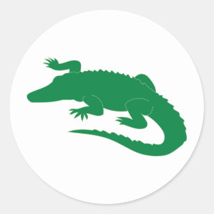 Crocodile Alligator Gator Reptile Classic Round Sticker