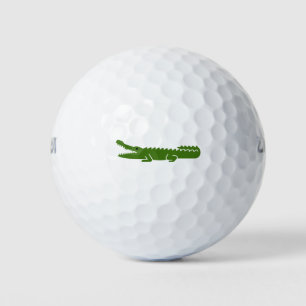 Crocodile Alligator Reptile Green animal Golf Bal Balls