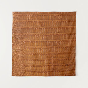 Crocodile alligator reptile leather texture close tapestry
