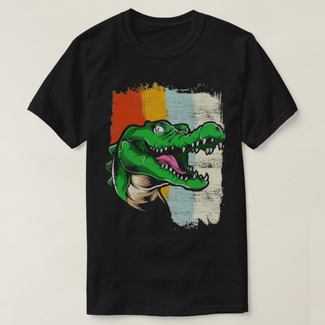 Crocodile Alligator T-Shirt (Design Front)