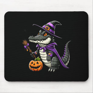 Crocodile Alligator Witch Hat Costume Spooky Mouse Mat