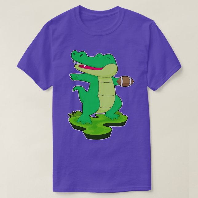 Crocodile American  Sports T-Shirt (Design Front)