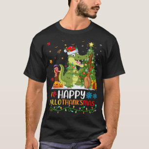 Crocodile Animal Lover Funny Happy Crocodile Hello T-Shirt