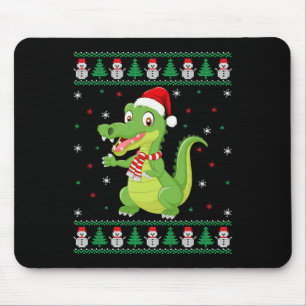 Crocodile Animal Matching Family Ugly Christmas Sw Mouse Mat
