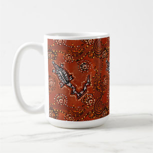 CROCODILE ART COFFEE MUG