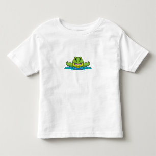 Crocodile at Swimming in Water Toddler T-Shirt