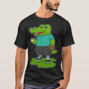 Crocodile Baseball Baseball glove Sports T-Shirt
