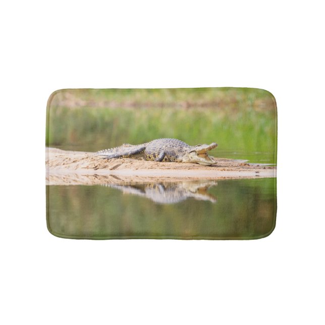 Crocodile Bath Mat (Front)