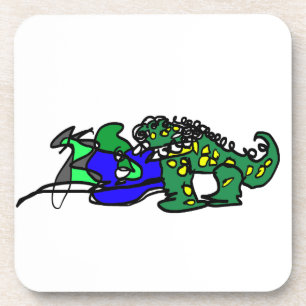 Crocodile beat coaster