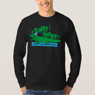Crocodile Birthday Alligators Swamp Reptile Boys K T-Shirt