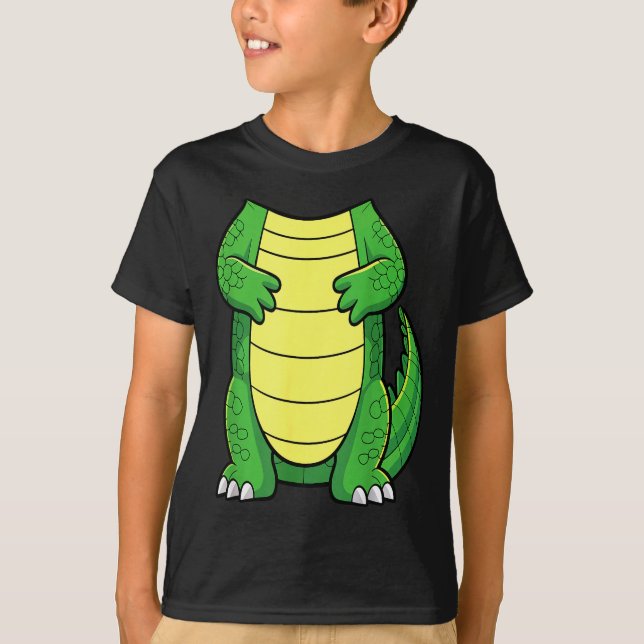 Crocodile Body Shirt Adult Kids Men Women Alligato (Front)