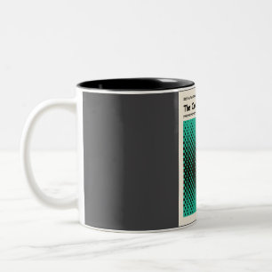 Crocodile Cafe Retro Art  Two-Tone Coffee Mug