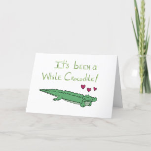Crocodile Card