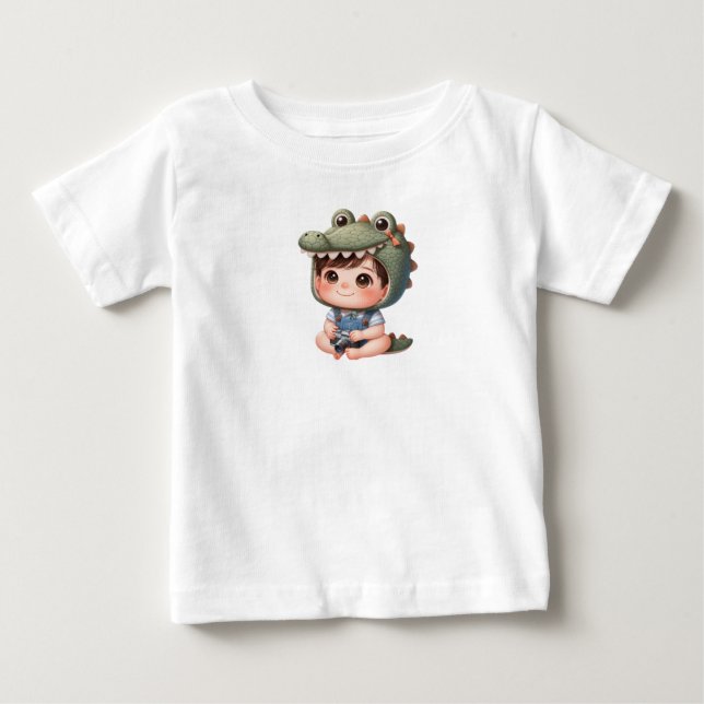Crocodile Chronicle Baby T-Shirt (Front)