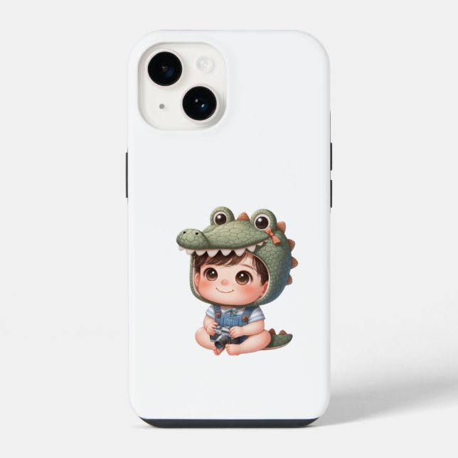 Crocodile Chronicle iPhone Case (Back)