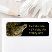 Crocodile Crikey!  Label