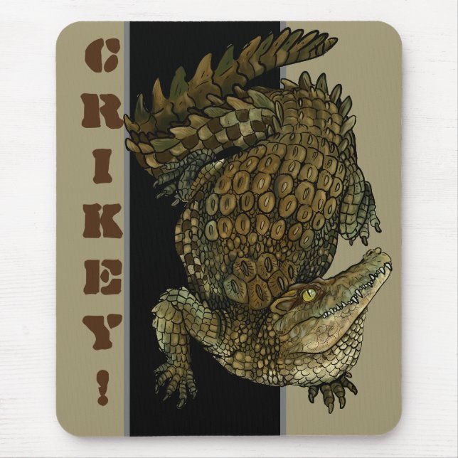 Crocodile Crikey! Mouse Mat (Front)