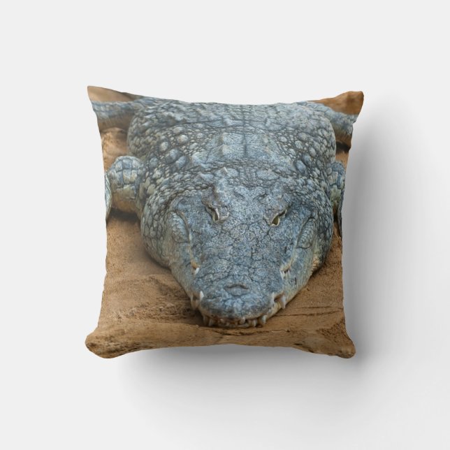 Crocodile Cushion (Front)