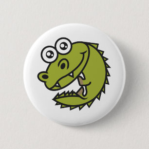 Crocodile Cute Baby Croc 6 Cm Round Badge