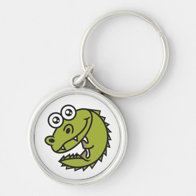 Crocodile Cute Baby Croc Key Ring (Front)
