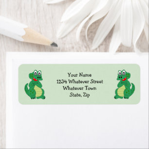 Crocodile Design Return Address